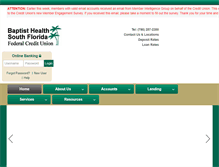 Tablet Screenshot of bhsffcu.org